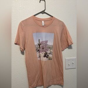 Wide Open Spaces Peach T-Shirt